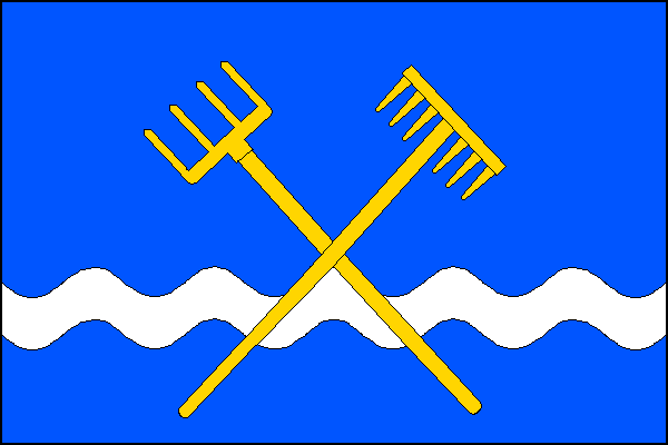 Mokré Lazce - vlajka