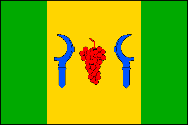 Nechvalín - vlajka