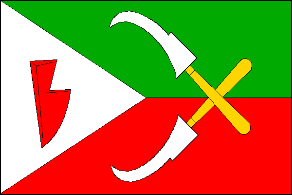 Nížkovice - vlajka