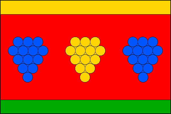 Nosislav - vlajka