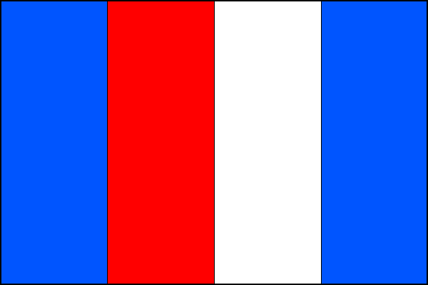 Nová Bystřice - vlajka