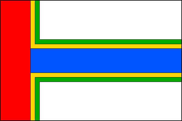 Novosedlice - vlajka