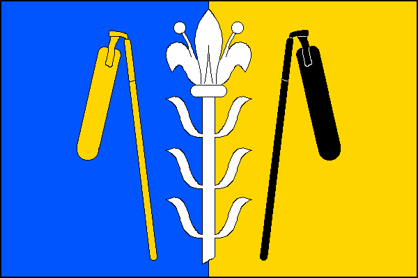 Okřešice - vlajka