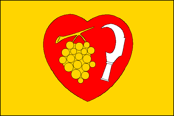 Ostopovice - vlajka