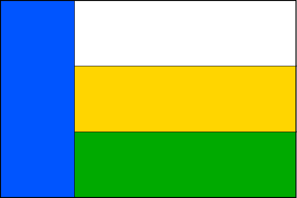 Povrly - vlajka