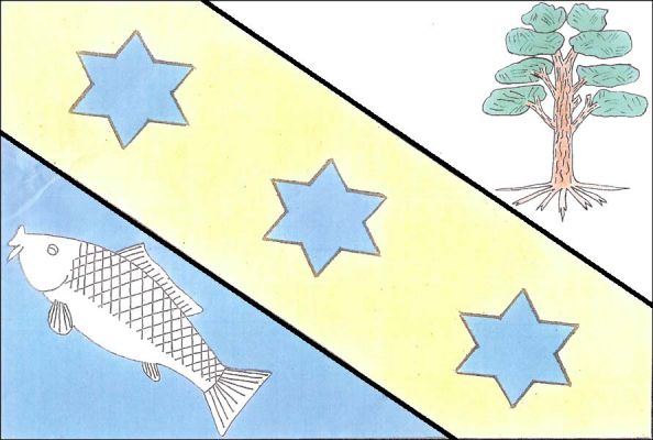 Pozďatín - vlajka