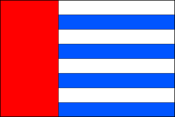 Protivín - vlajka