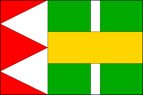 Rájec - vlajka