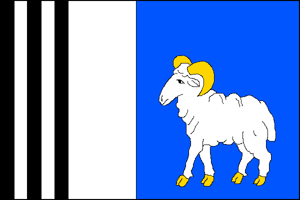 Řečice - vlajka