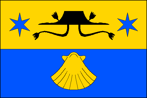 Roštín - vlajka