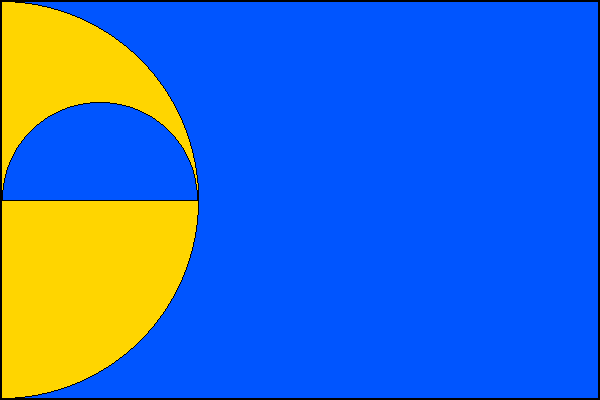 Rousměrov - vlajka