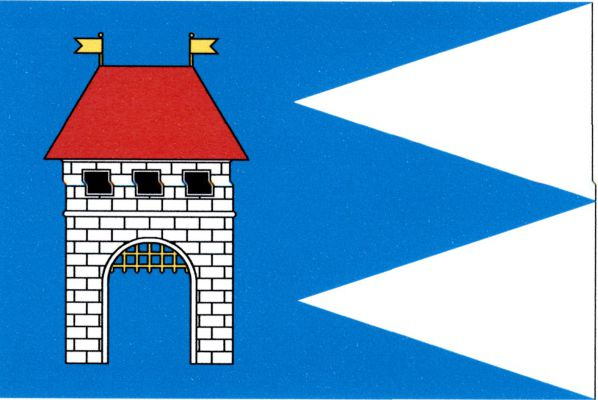Škvorec - vlajka