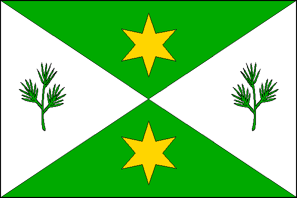 Sosnová - vlajka