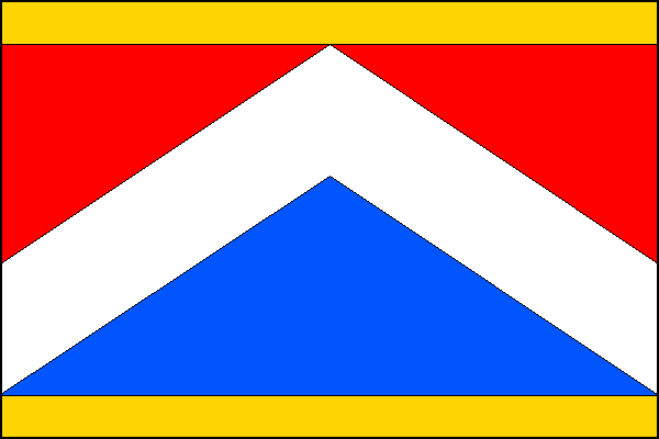 Těchlovice - vlajka