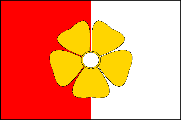 Temelín - vlajka
