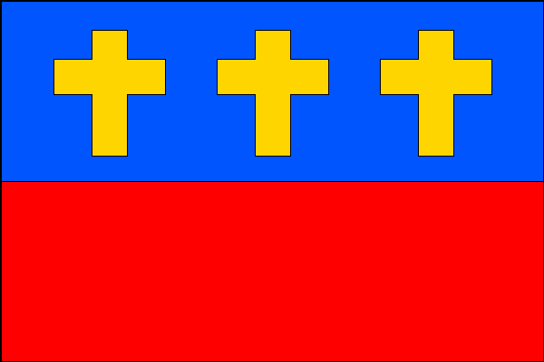 Tetín - vlajka