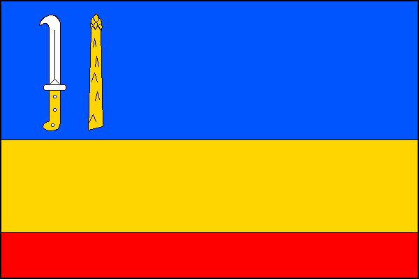Trboušany - vlajka