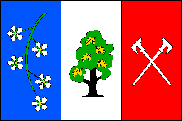 Třemešné - vlajka