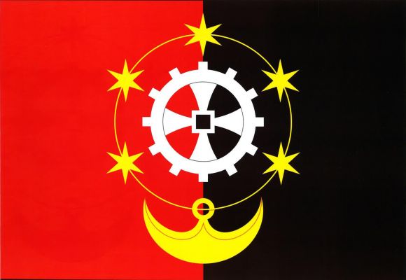 Trhanov - vlajka