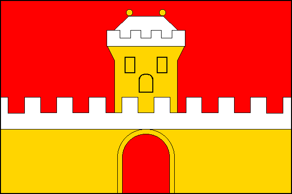Uherský Ostroh - vlajka