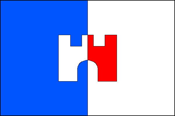 Veleň - vlajka