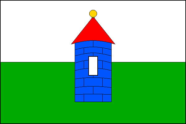 Veverské Knínice - vlajka