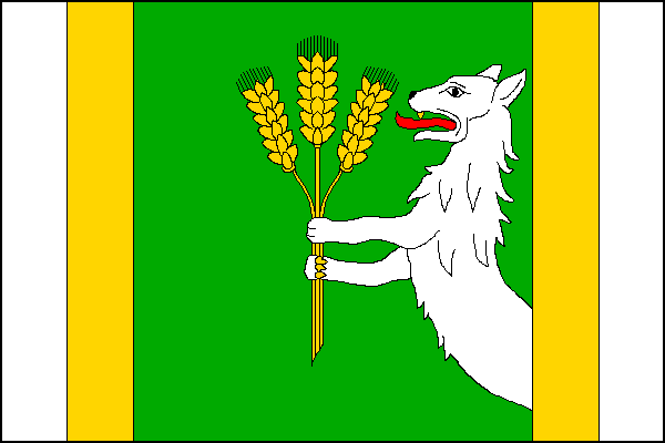 Vlčice - vlajka