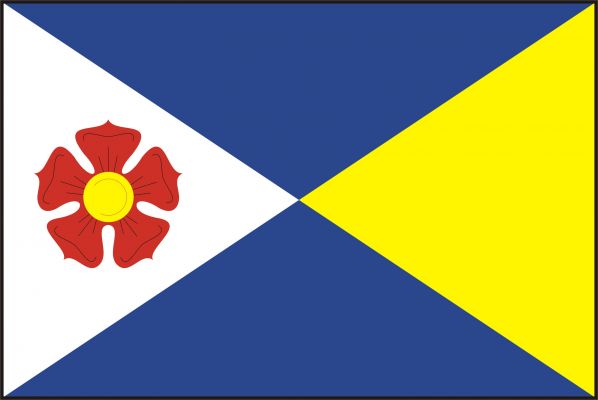 Vlčtejn - vlajka