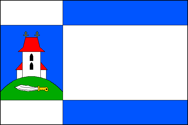 Vráž - vlajka