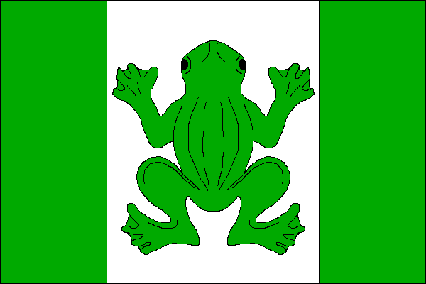 Žabeň - vlajka
