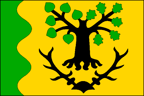 Zádub-Závišín - vlajka
