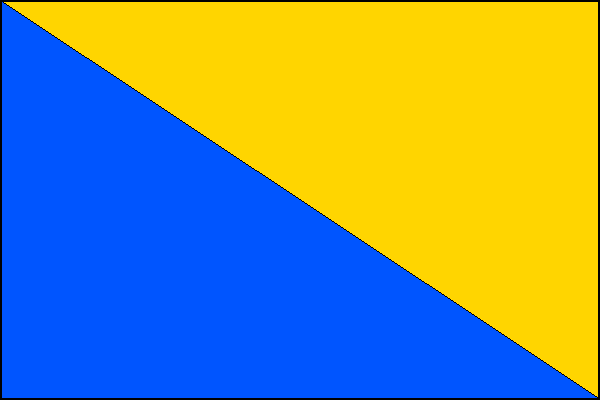 Zaječov - vlajka