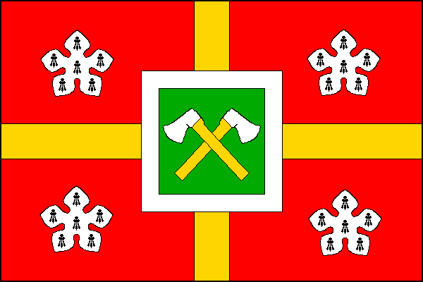 Zelená Hora - vlajka