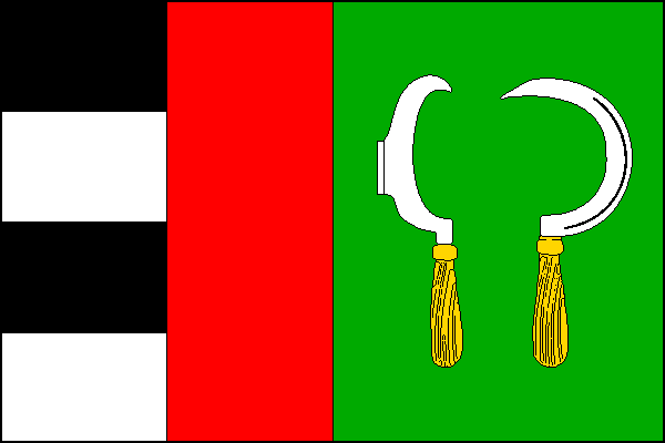 Žeravice - vlajka